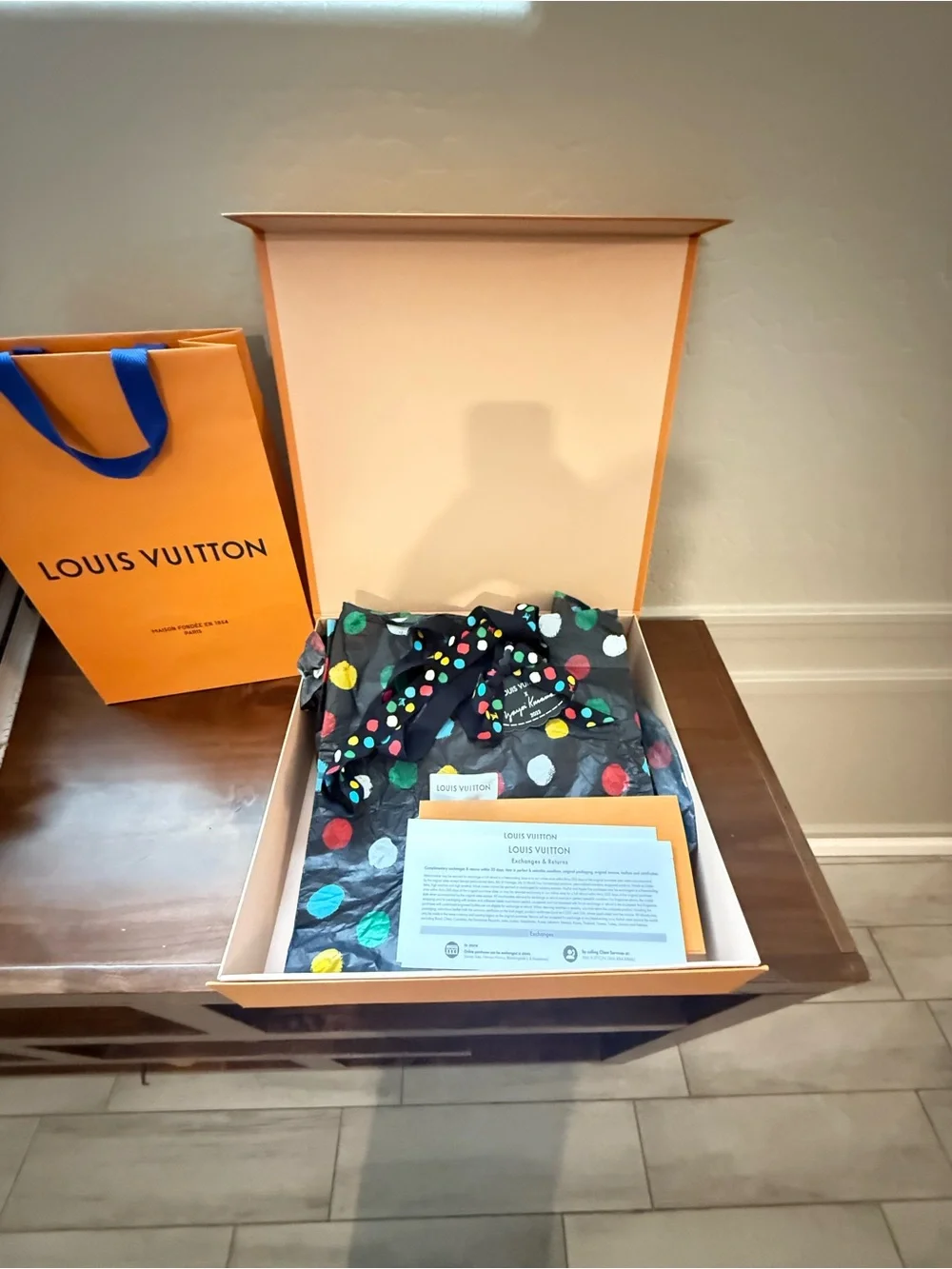 Authentic Louis Vuitton Gift Box Set- Yayoi Kusama
